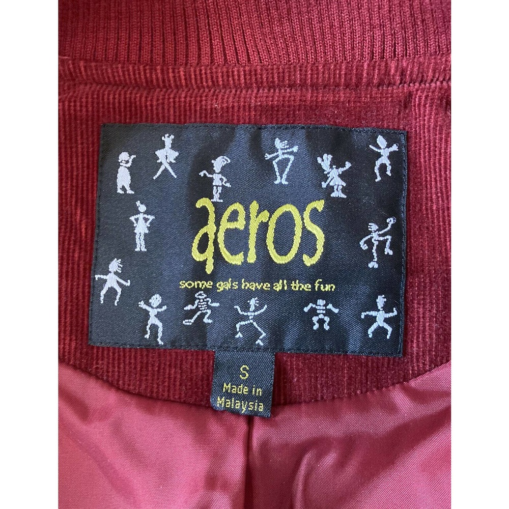 Aeros Quilted Jacket Size Small Women’s Red Full Zip - Picture 4 of 9